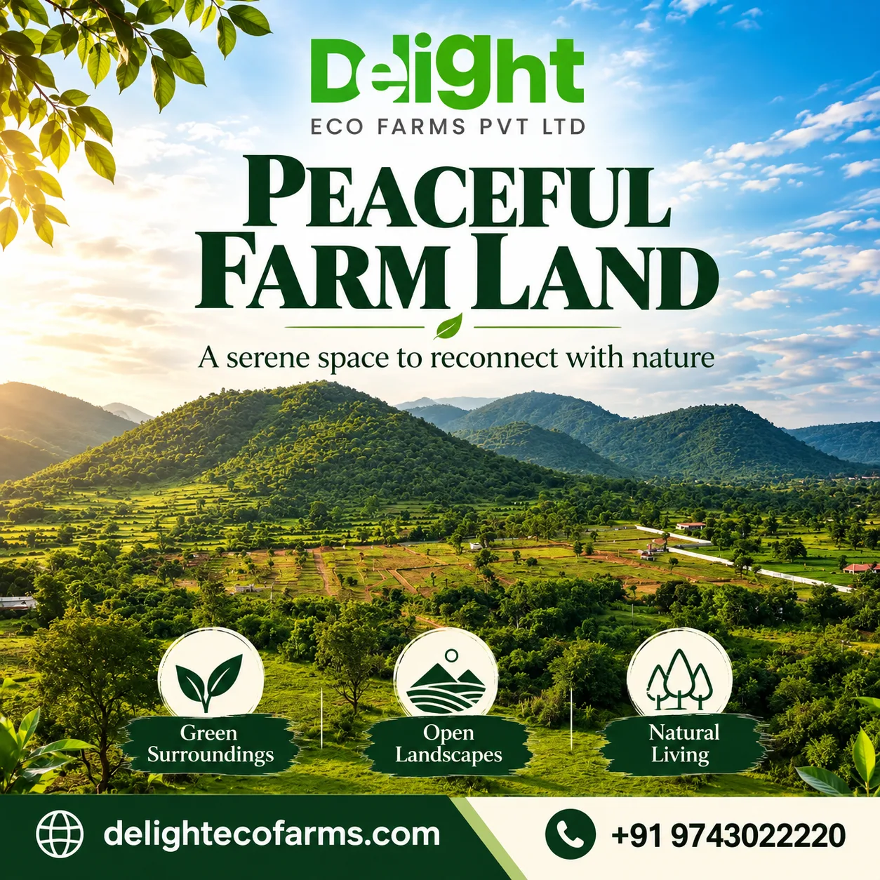 Peaceful Farm Land Near Bangalore: A Practical Guide to Choosing the Right Rural Property Delightecofarms