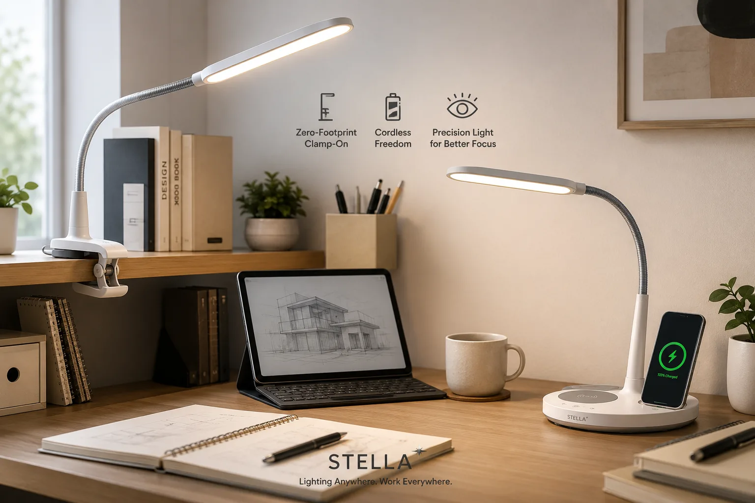 Optimizing Workspace Ergonomics: The Role of Portable and Clamp-On Task Lighting