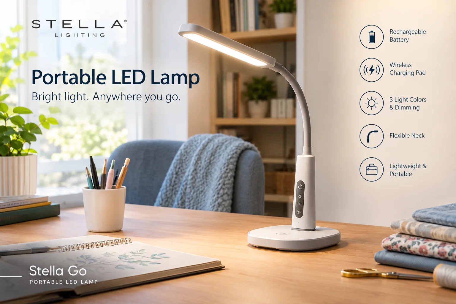 Modern Task Lighting: How Smart Desk Lamps Boost Focus, Comfort, and Convenience