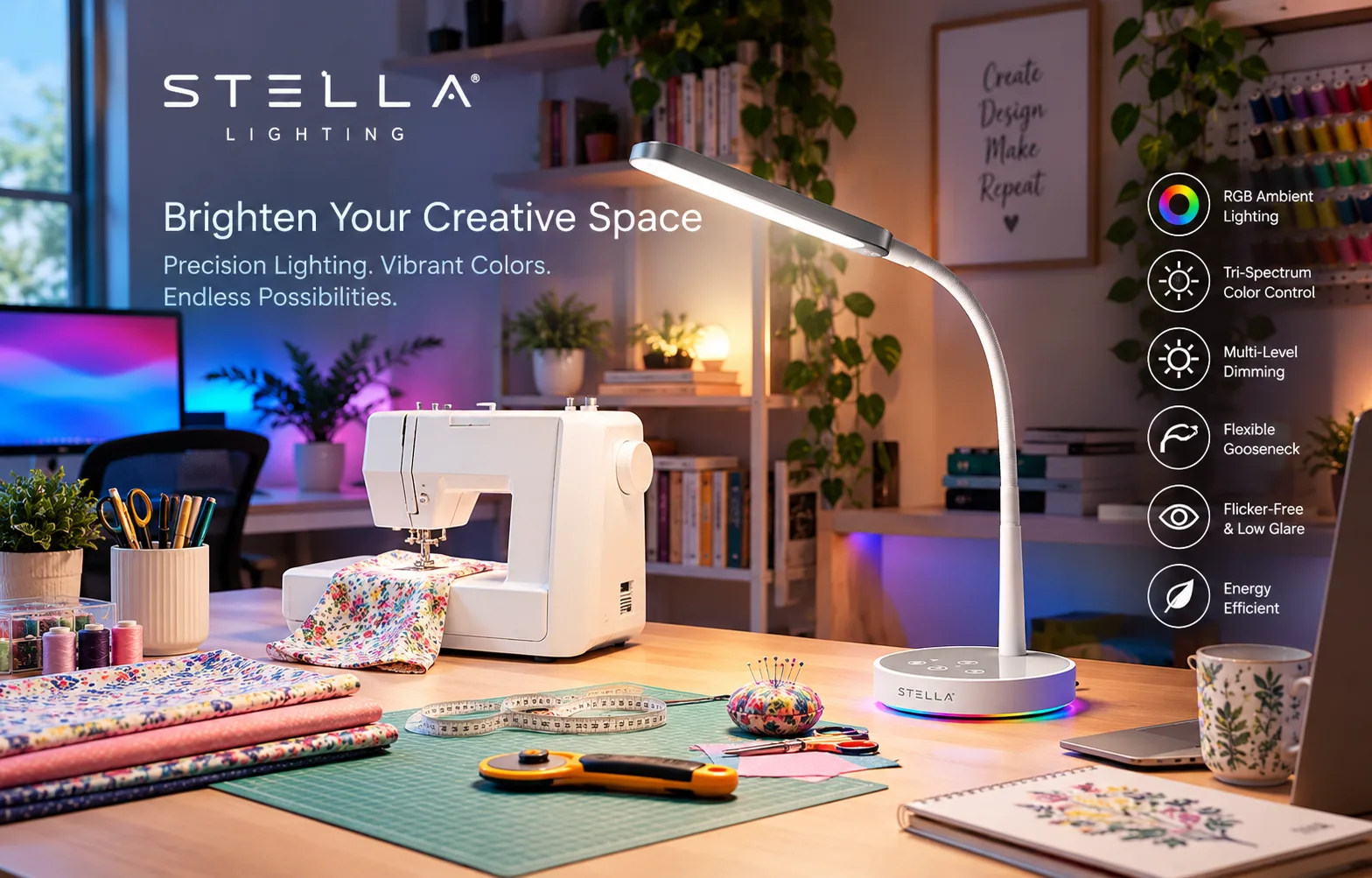 Brighten Your Creative Space: How Advanced Task Lighting Transforms Crafting and Modern Workspaces
