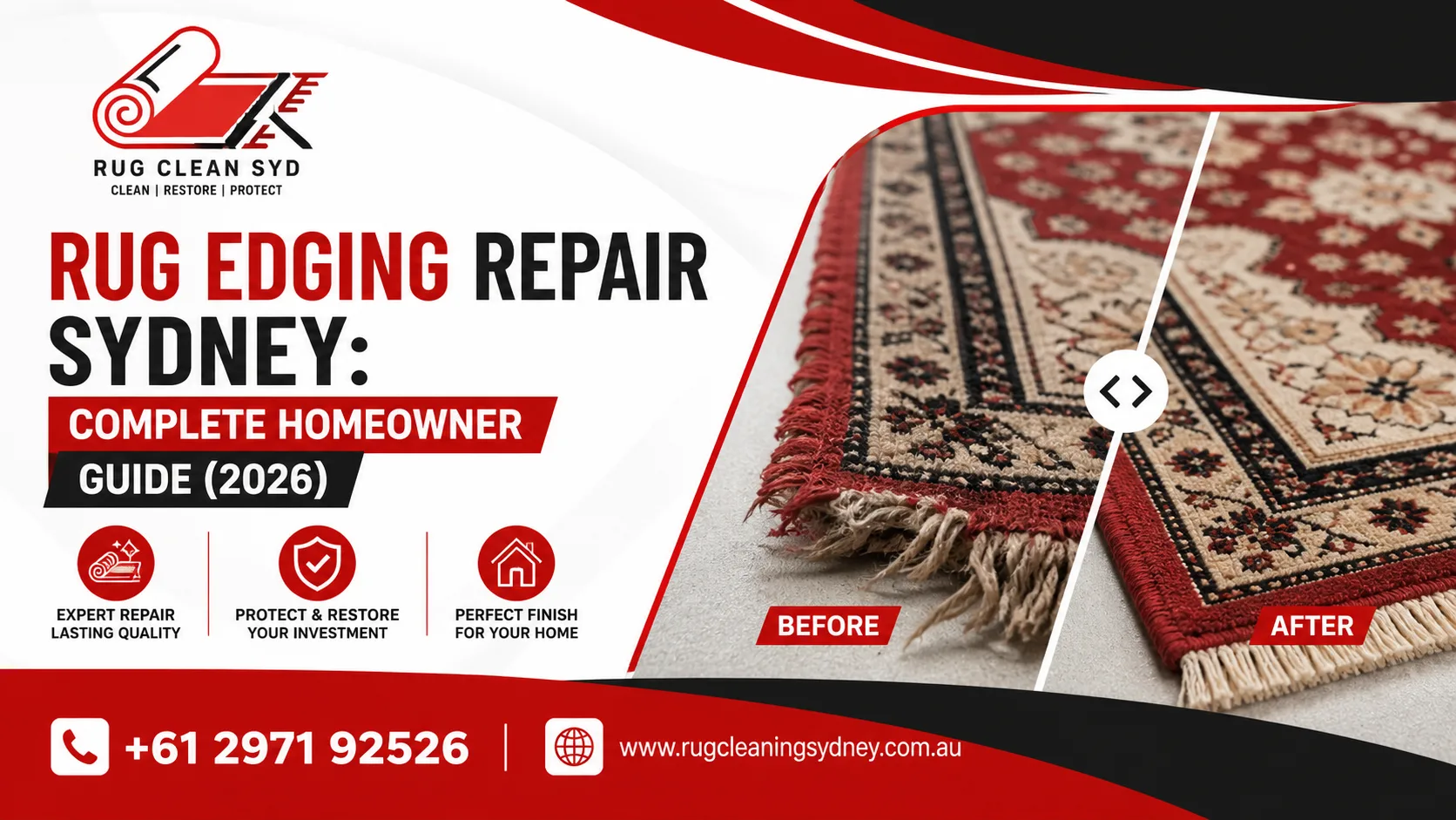 Rug Edging Repair Sydney: Complete Homeowner Guide (2026)