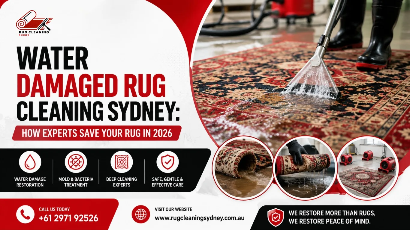Water Damaged Rug Cleaning Sydney: How Experts Save Your Rug