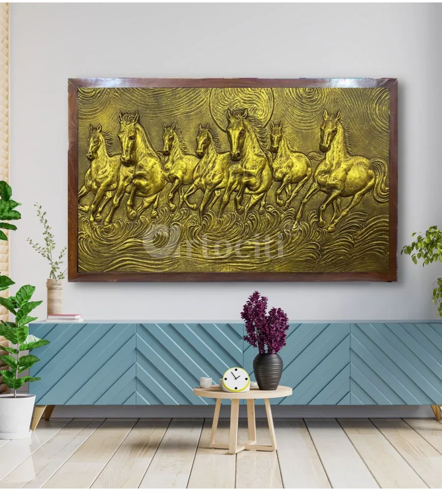 7 Horses Painting: The Art of Momentum, Prosperity, and Timeless Energy
