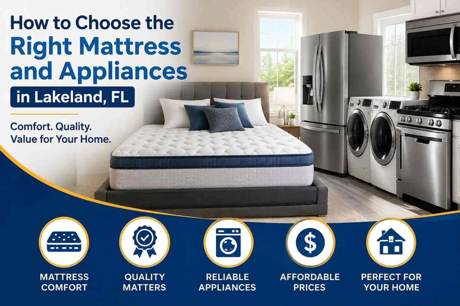 How to Choose the Right Mattress and Appliances in Lakeland, FL
