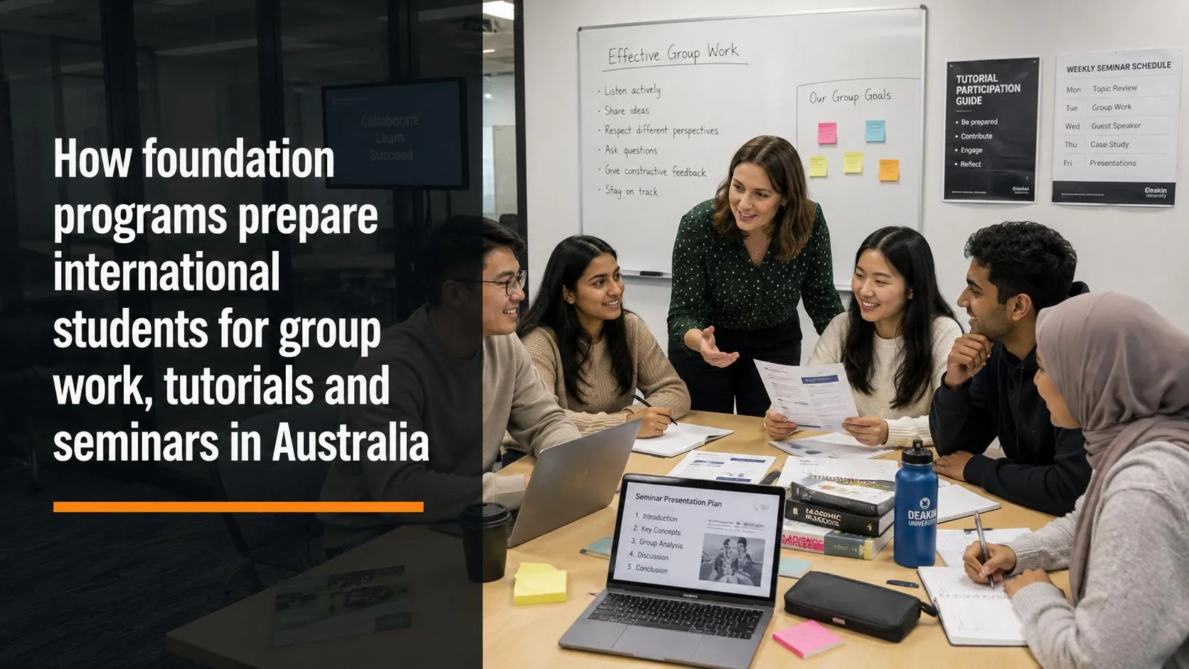 How Foundation Programs Prepare International Students for Group Work, Tutorials and Seminars in Australia