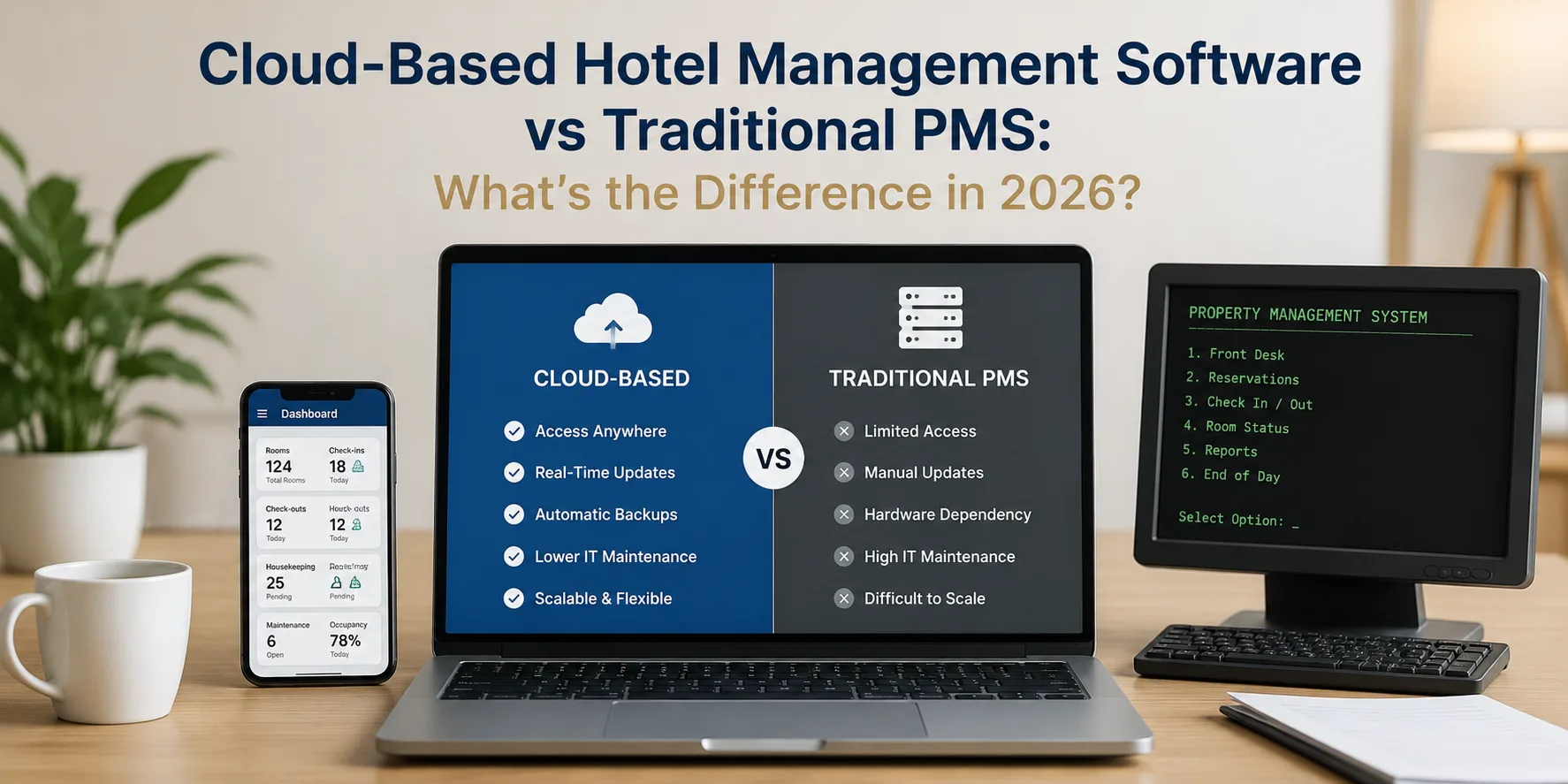 Hotel Management Software for Small Hotels: Cloud vs Traditional Systems