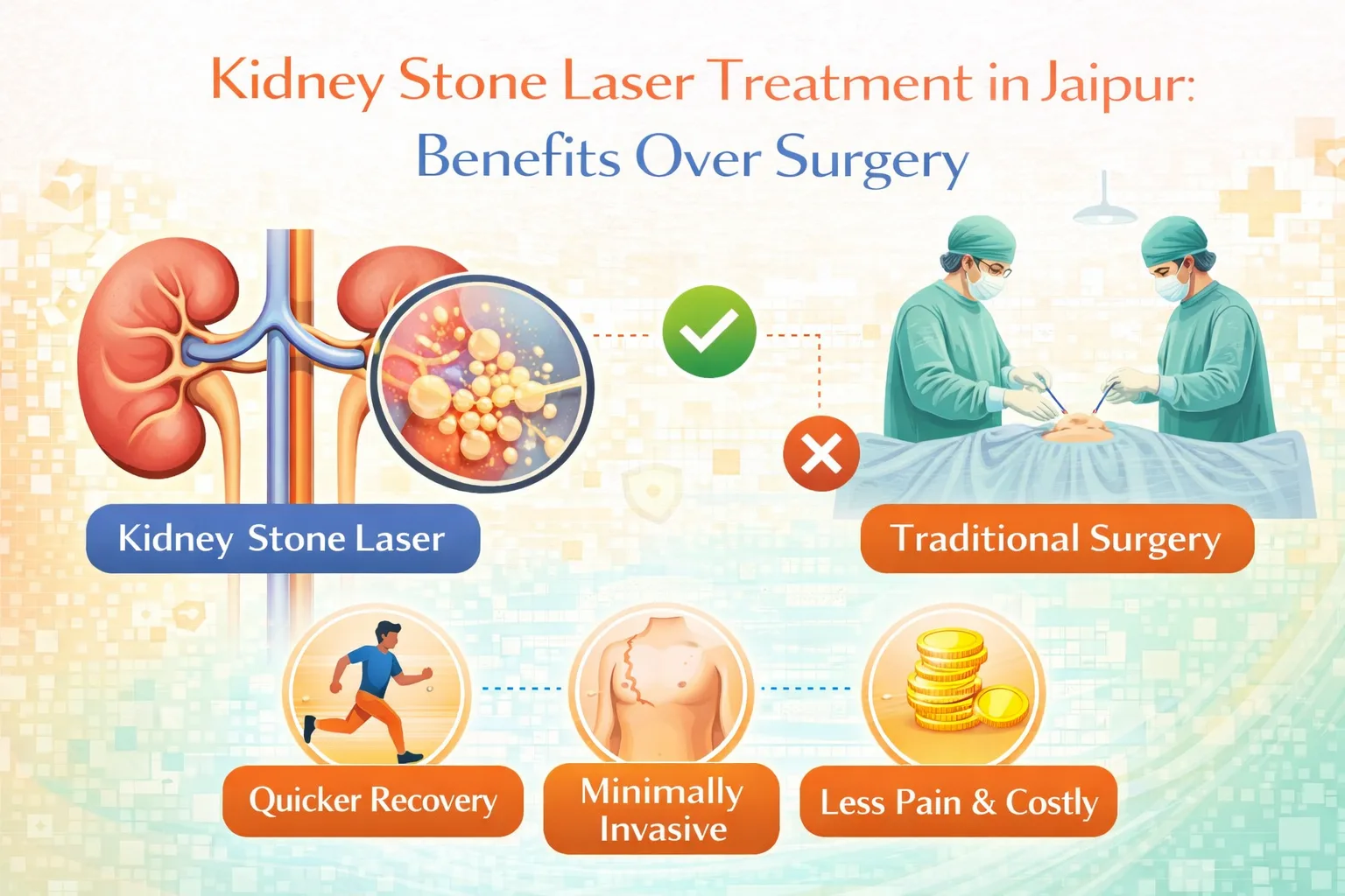 Kidney Stone Laser Treatment in Jaipur: Benefits Over Surgery
