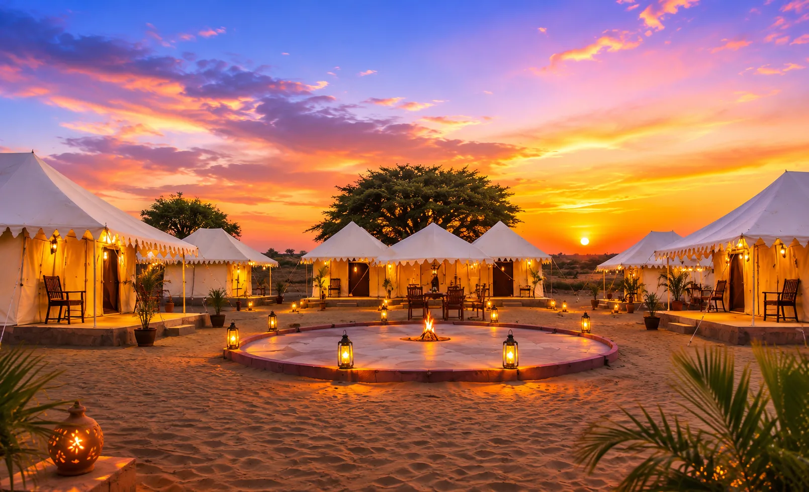 How Does Lohagarh Desert Resort Create an Authentic Jaisalmer Desert Experience?