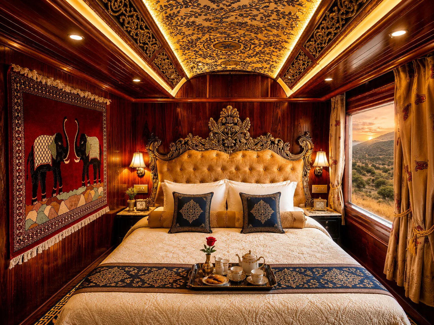 What Can Travellers Experience Inside Palace on Wheels Beyond Reaching the Destinations?