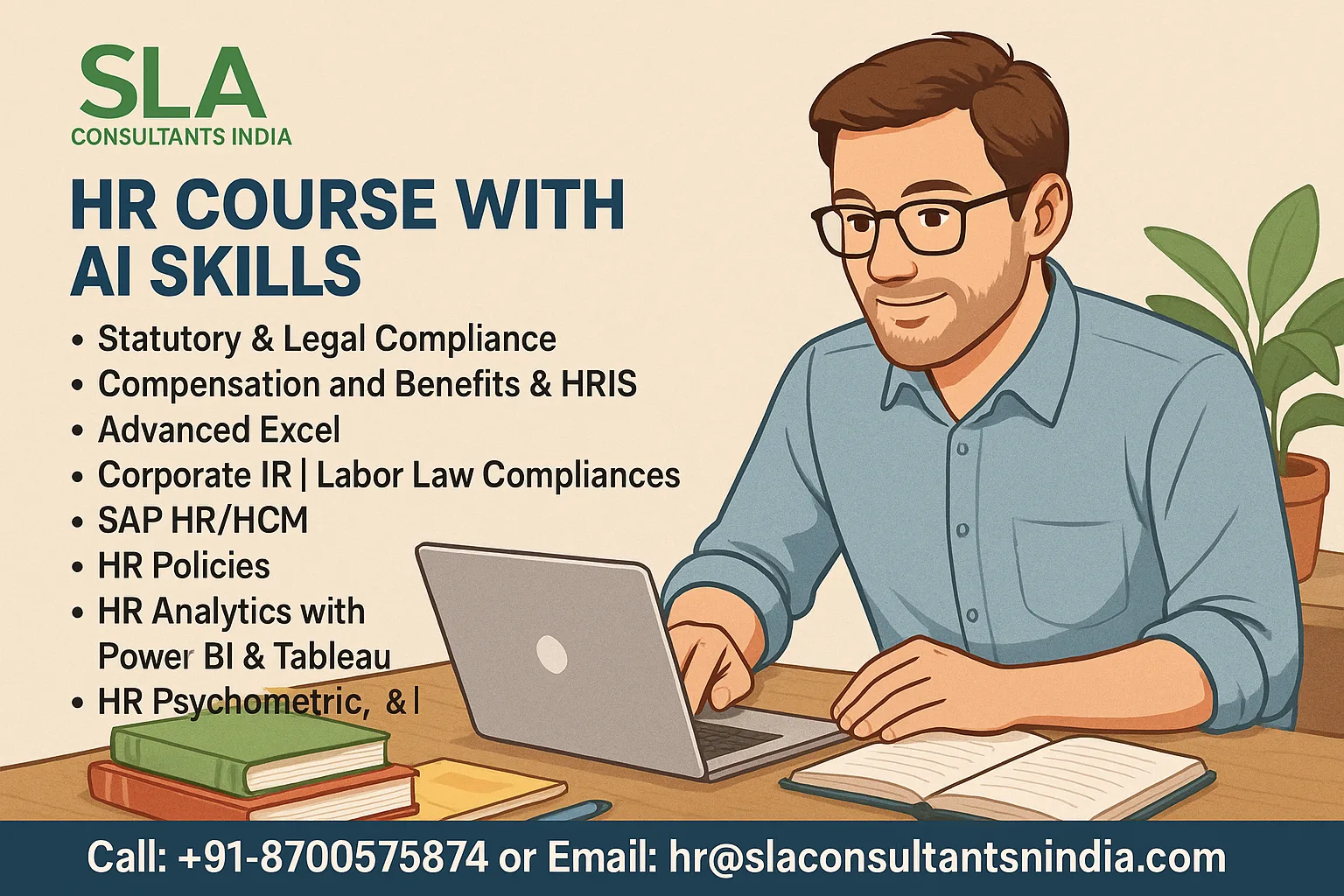 HR Course in Delhi for Building Future-Ready HR Professionals with Free HR Analytics, SAP HCM with HRCI Global Certification, Future Leaders Campus Offer 2026 by SLA Consultants India
