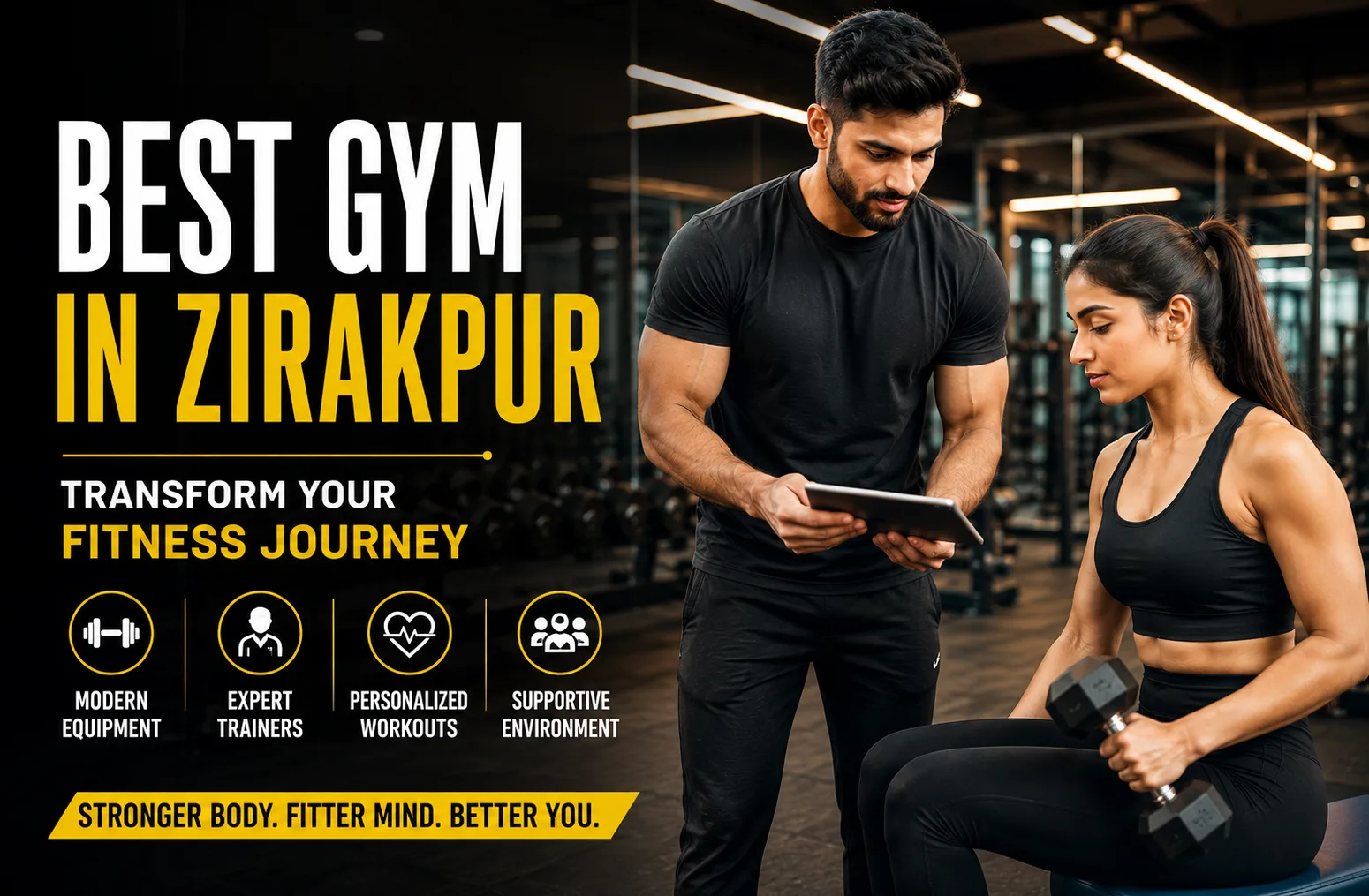 Best Gym in Zirakpur – Transform Your Fitness Journey with Elevate Wellness Club
