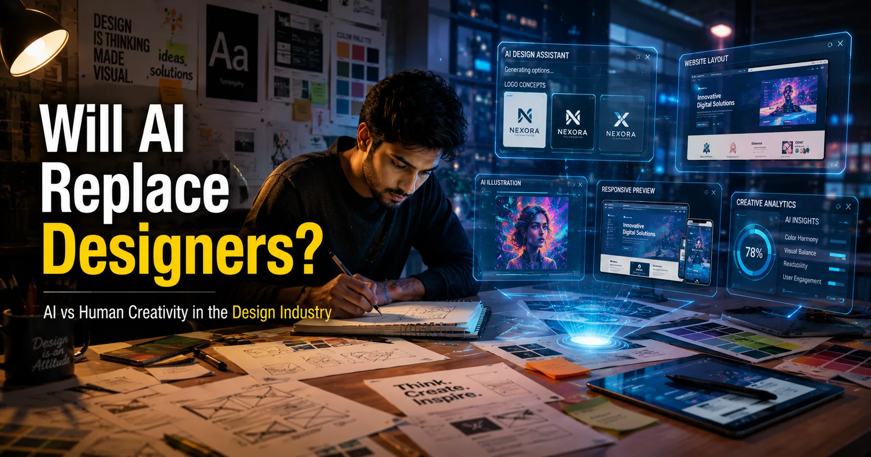 Will AI Replace Designers? The Future of Human Creativity in the AI Era