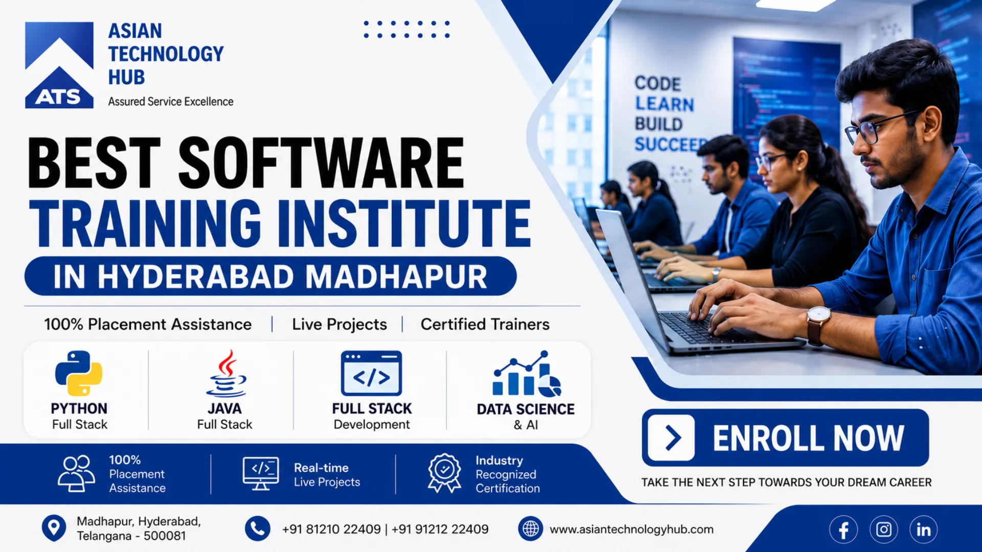 Best Software Training Institute in Hyderabad – Asian Technology Hub