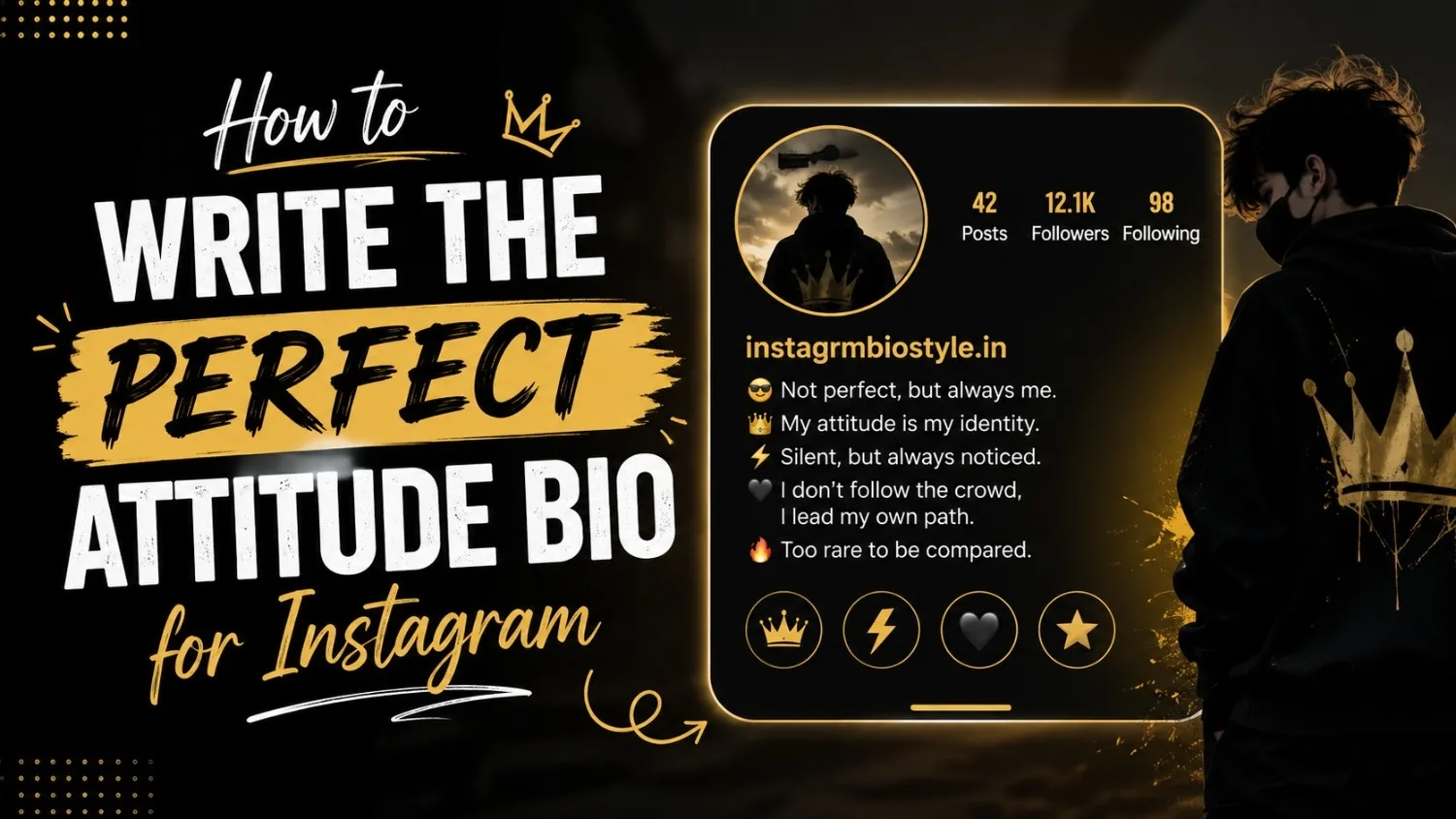 How to Write the Perfect Attitude Bio for Instagram