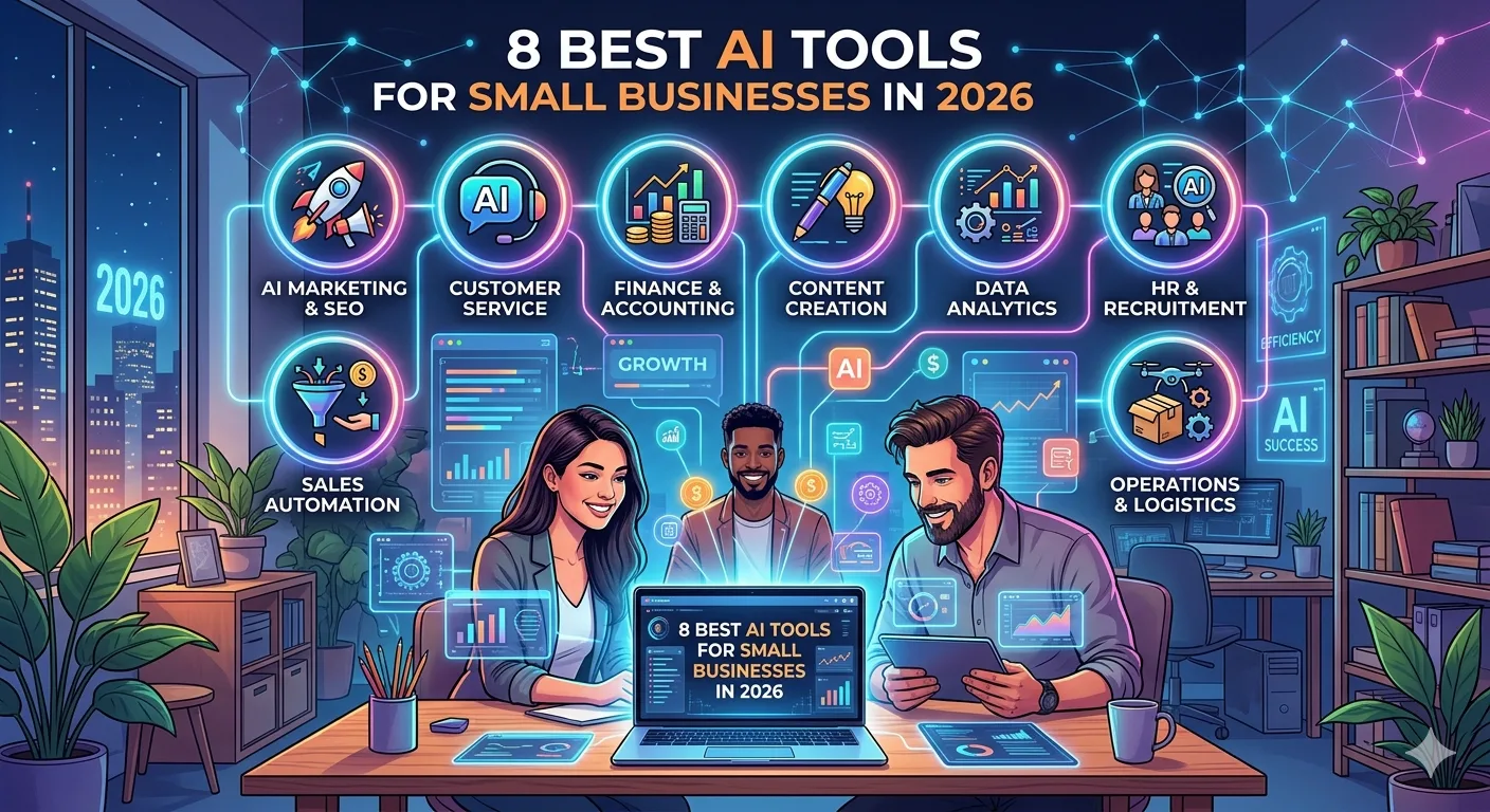 8 best AI tools for small businesses in 2026