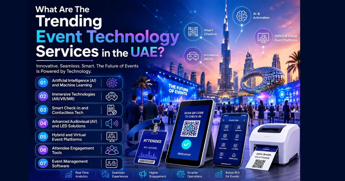 What Are The Trending Event Technology Services in the UAE?