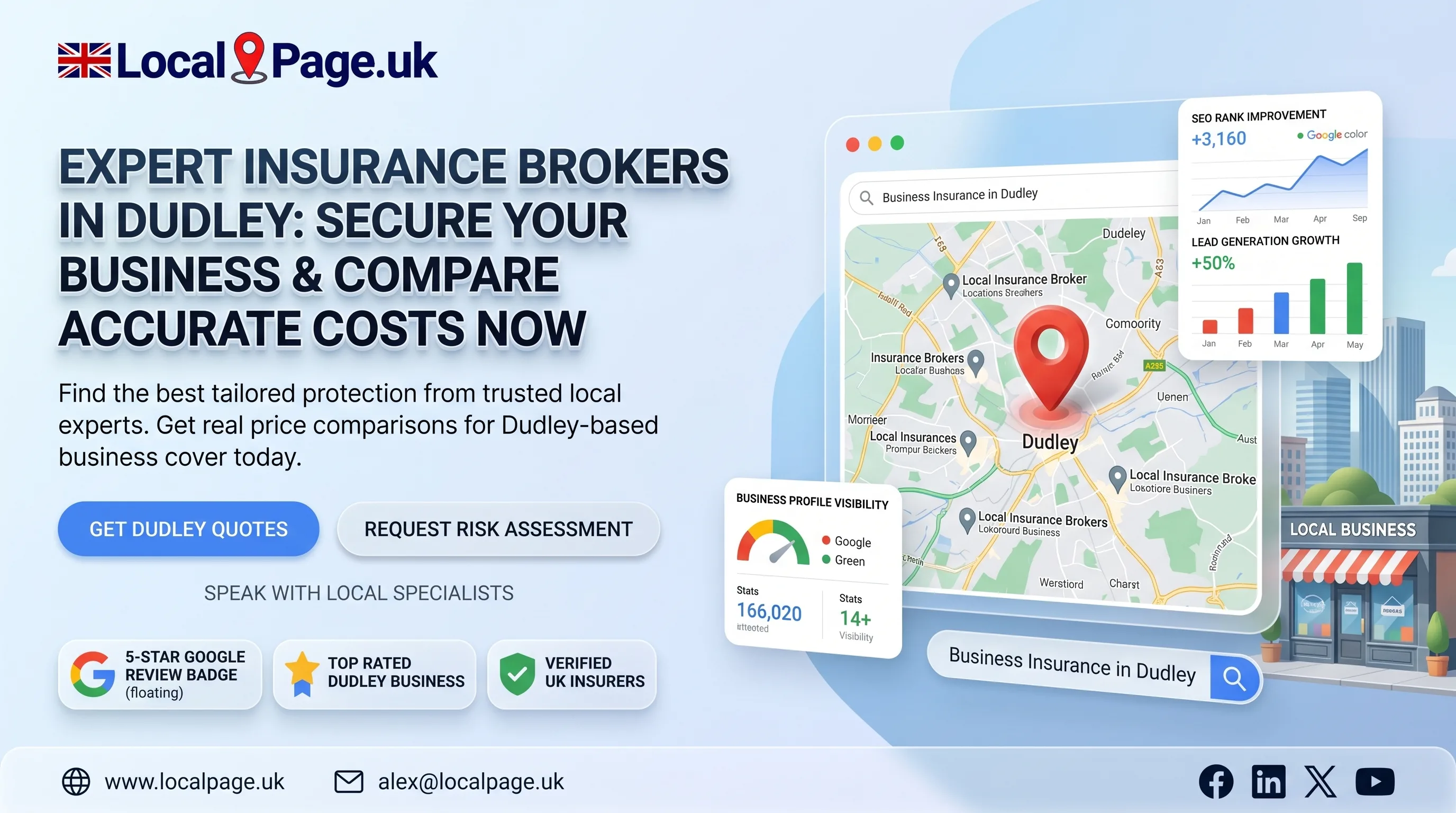 How Much is Business Insurance in Dudley? (2026 Price Guide)