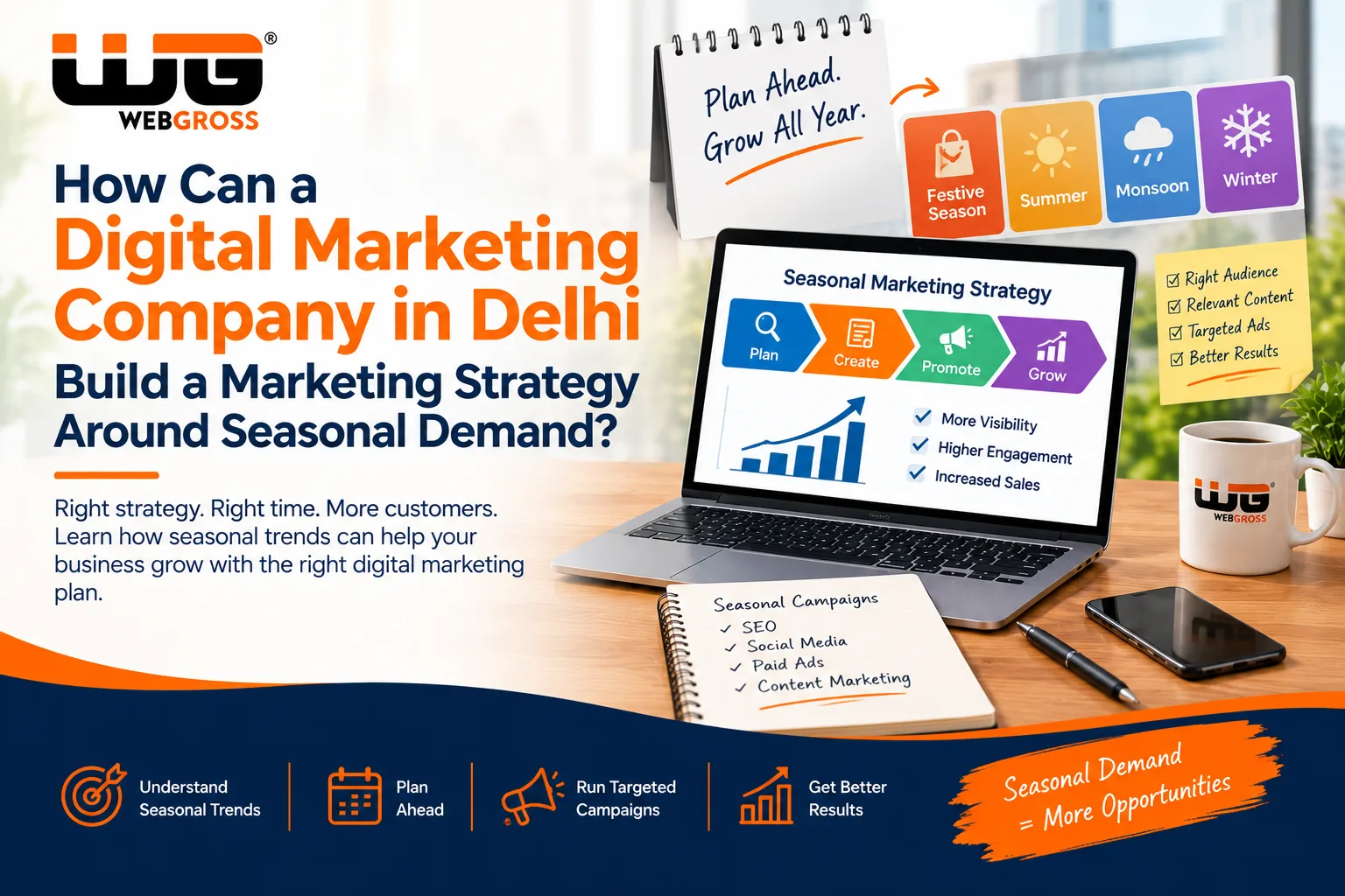 How Can a Digital Marketing Company in Delhi Build a Marketing Strategy Around Seasonal Demand?