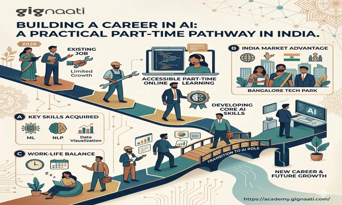 How Indians Are Switching Careers to AI  With Part Time Online Courses in 2026