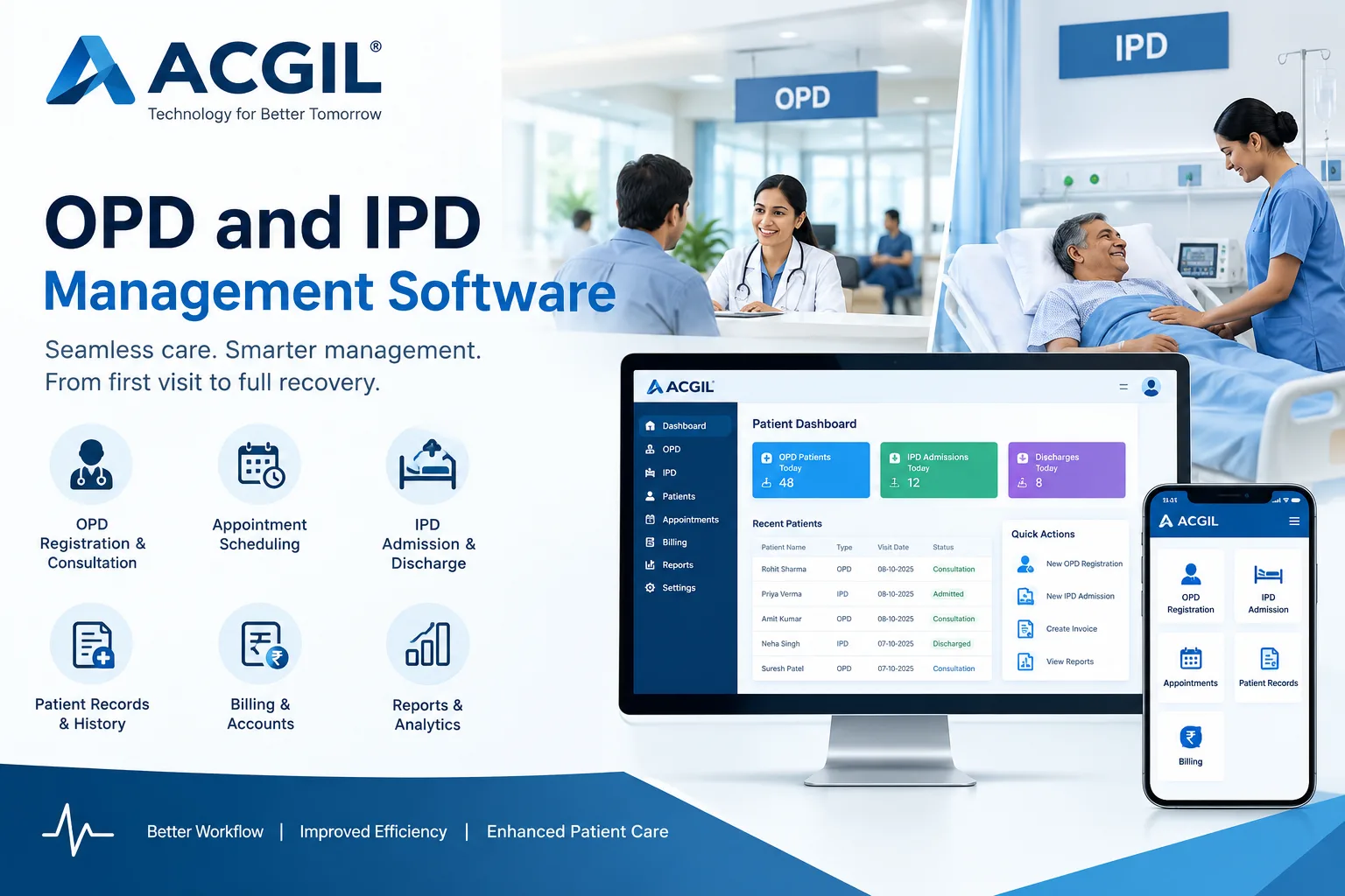 Smart Hospital Management with Advanced ERP Software