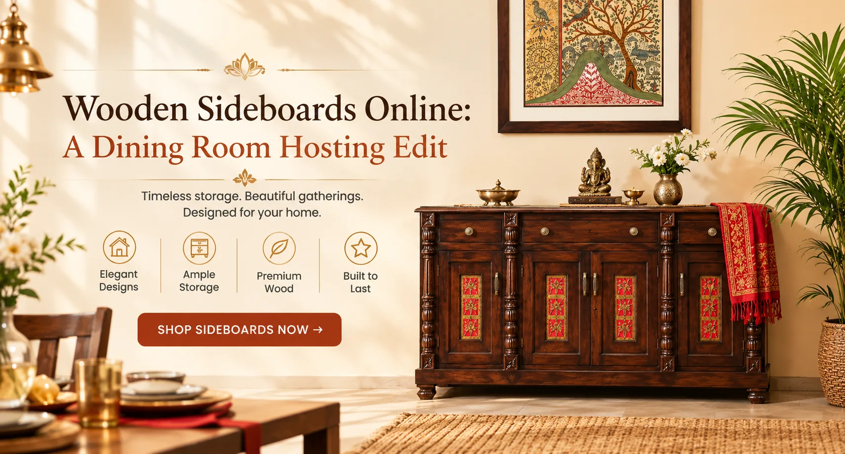 Wooden Sideboards Online: A Dining Room Hosting Edit