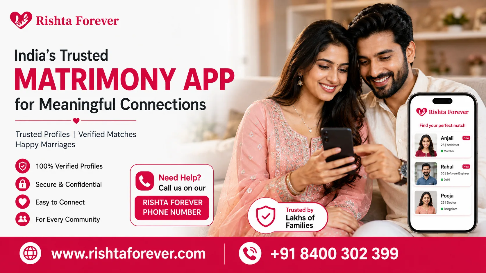 Why a Matrimony App Makes Modern Matchmaking Easier with Rishta Forever