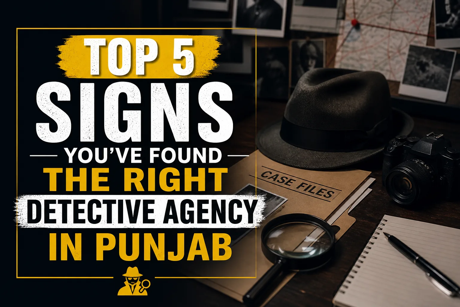Top 5 Signs You've Found the Right Detective Agency in Punjab
