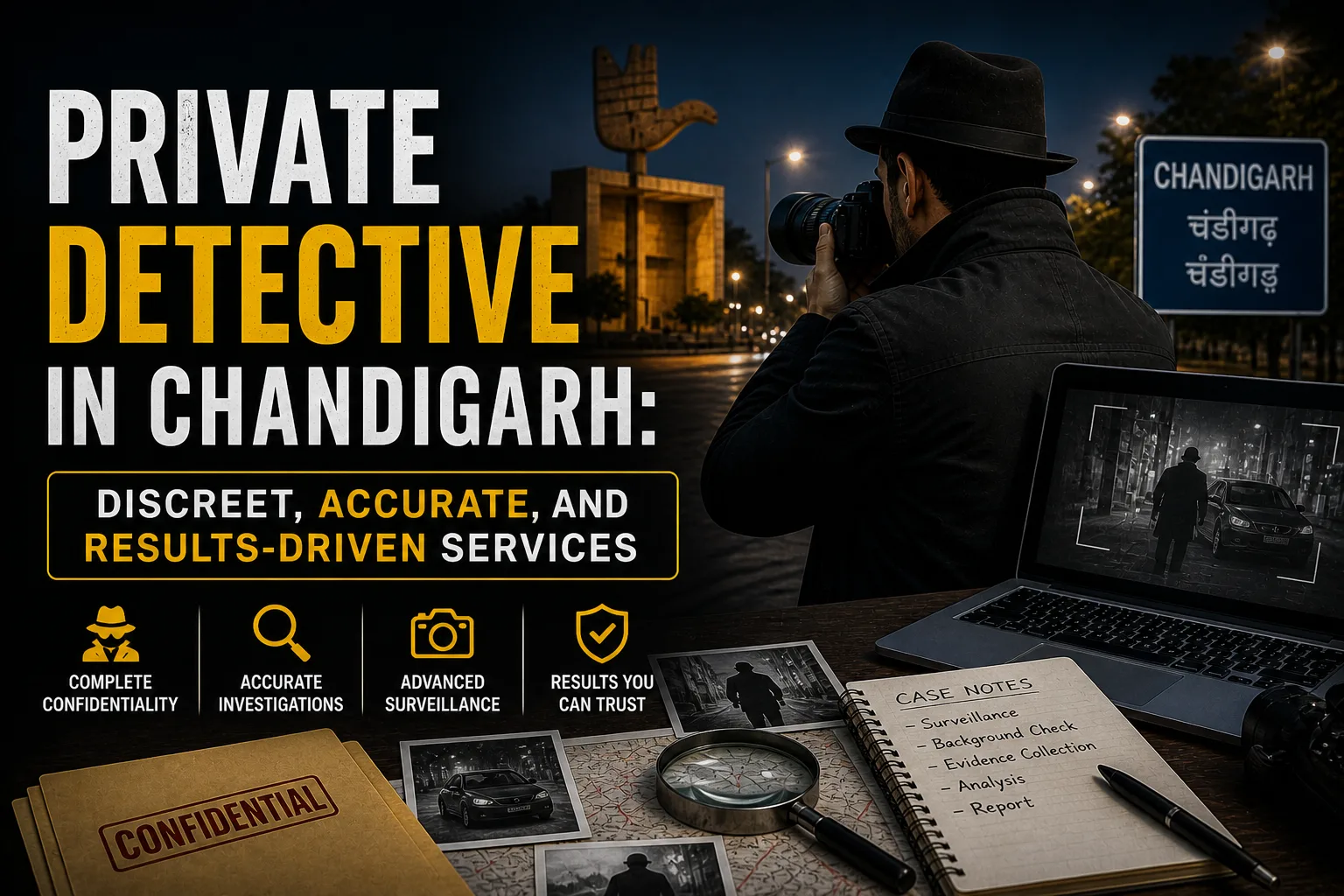 Detective in Chandigarh: Professional Investigation Services for Truth & Clarity