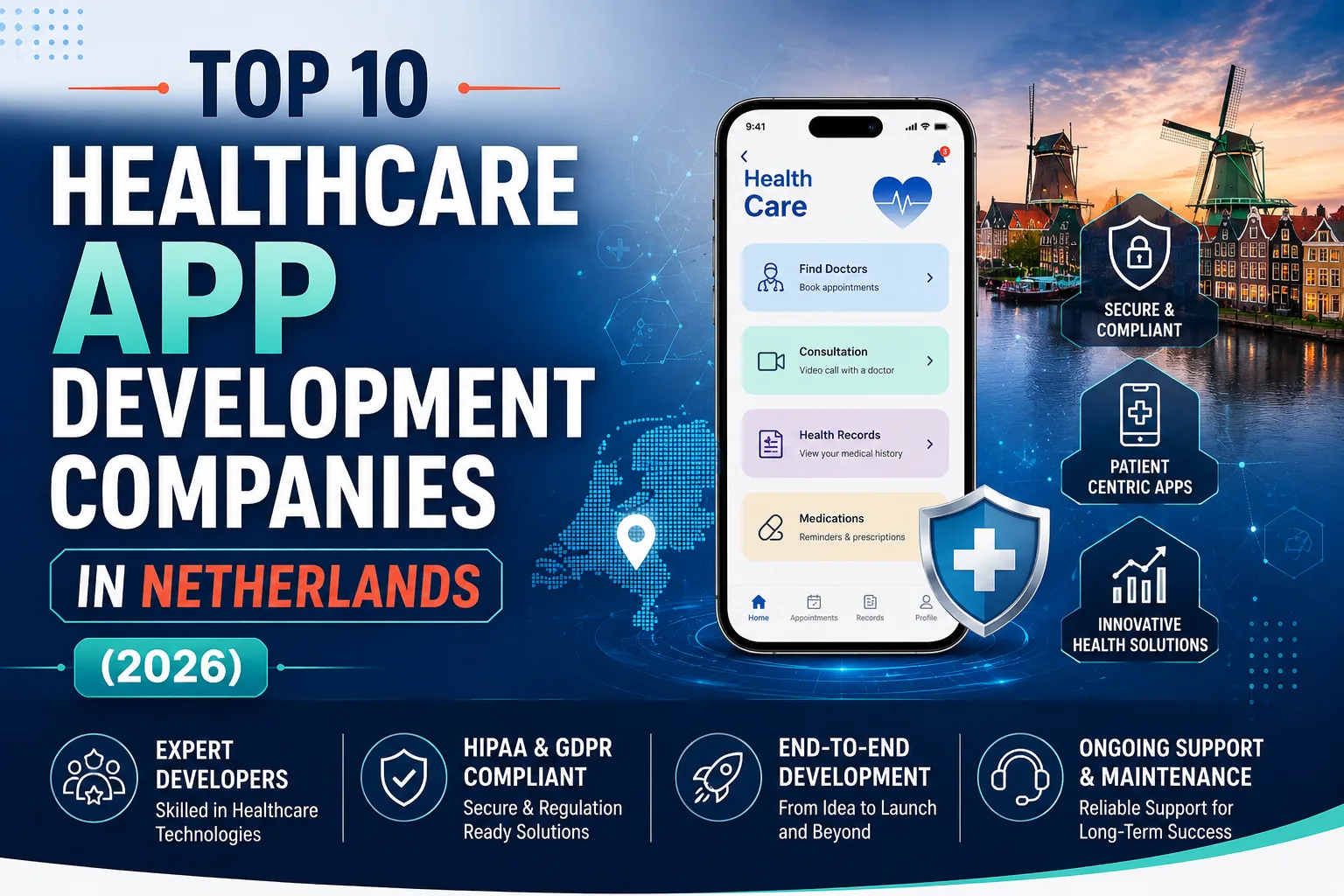 Top 10 Healthcare App Development Companies in Netherlands (2026)