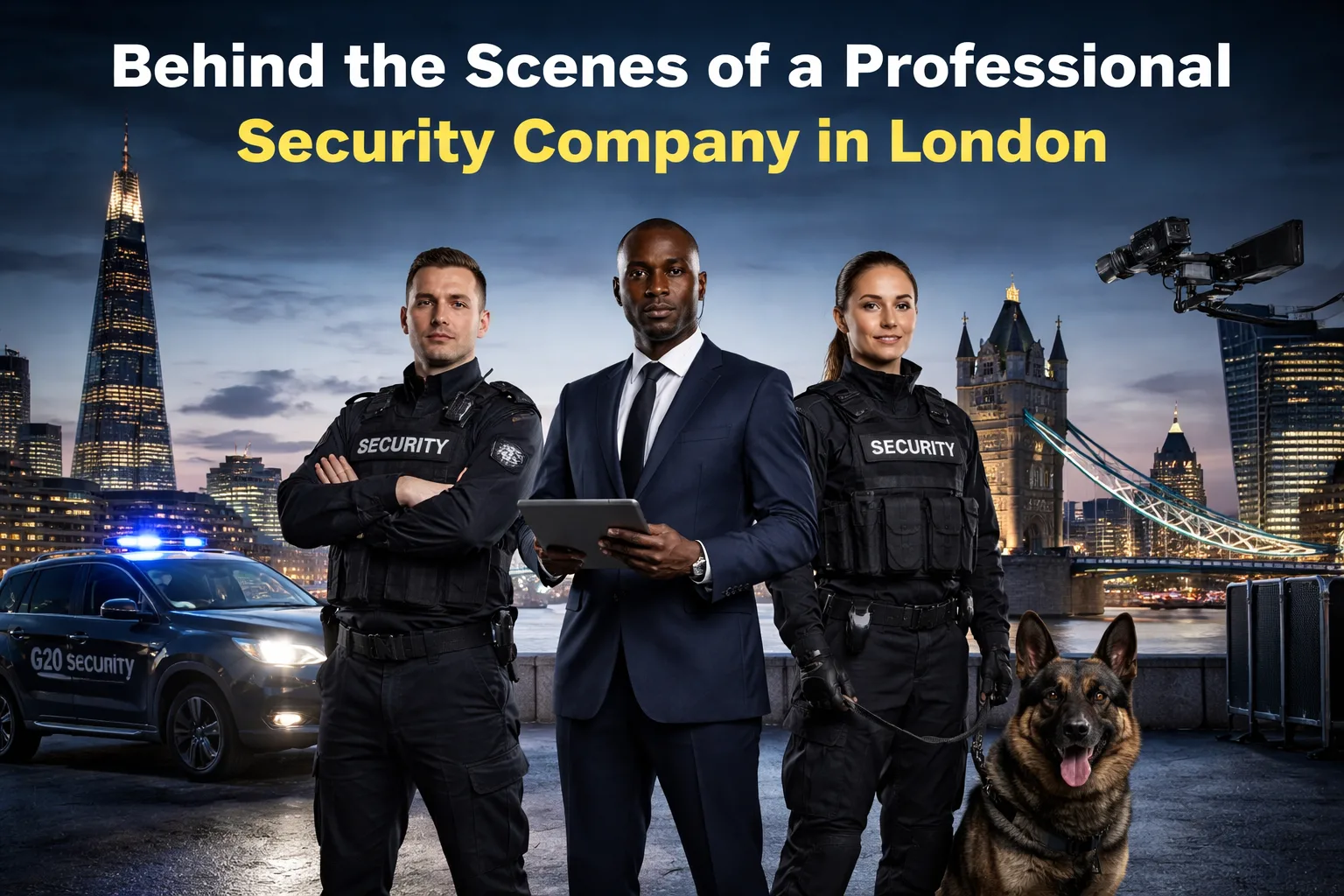 Behind the Scenes of a Professional Security Company in London