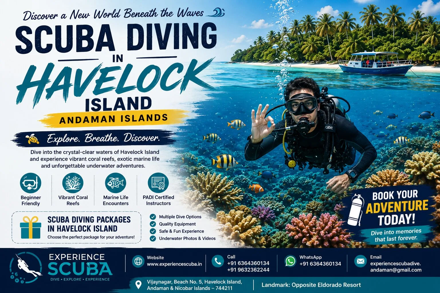 Discover the Underwater Side of Andaman: A Beginner’s Guide to Scuba Diving in Havelock