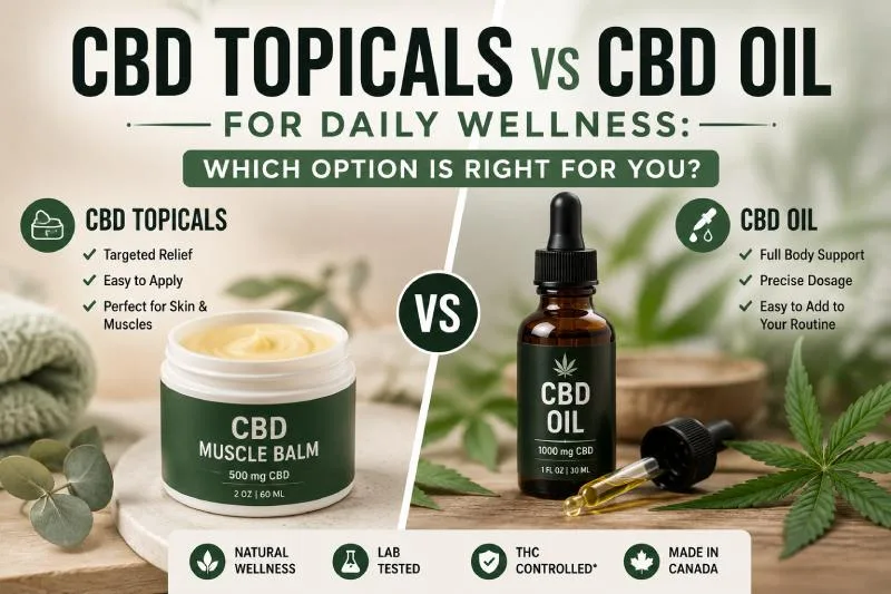 CBD Topicals vs CBD Oil for Daily Wellness: Which Option Is Right for You?