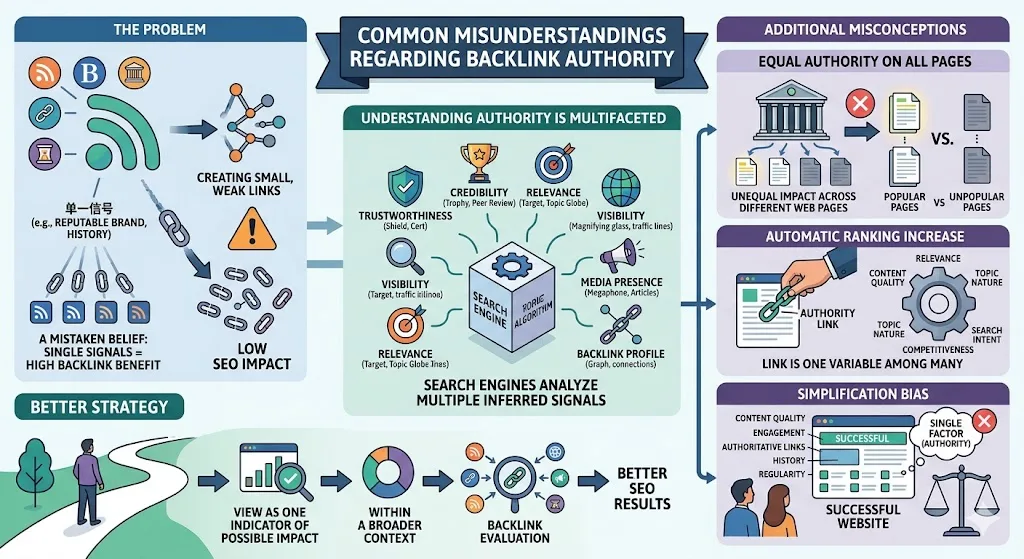 Common Misunderstandings Regarding Backlink Authority