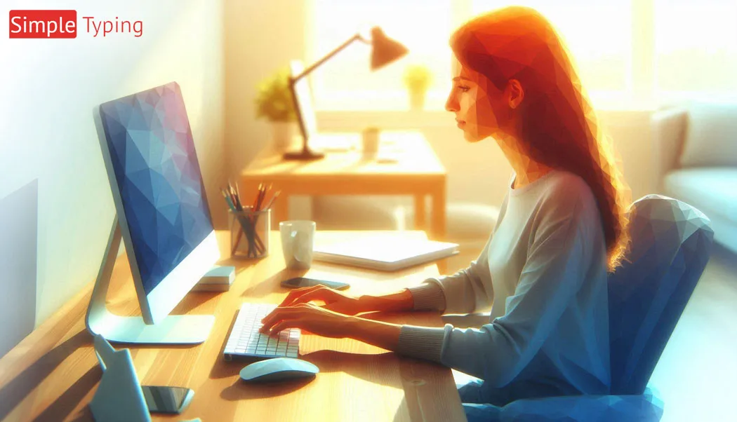 English typing test for speed and accuracy improvement