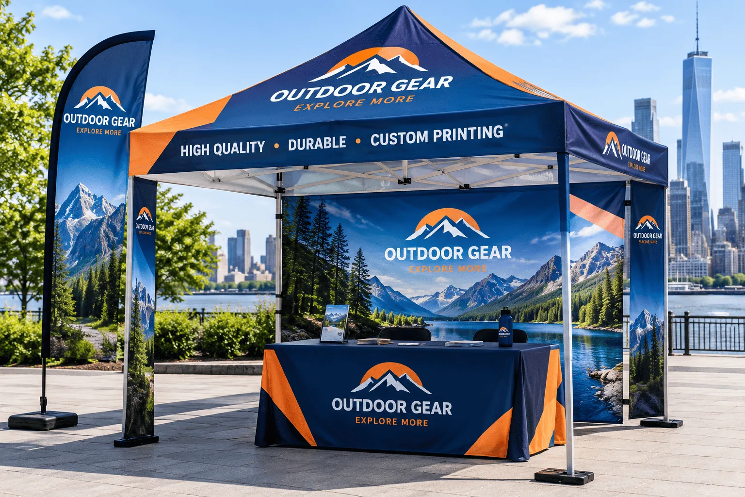 Heavy Duty Outdoor Canopy Tent Printing Services in NYC