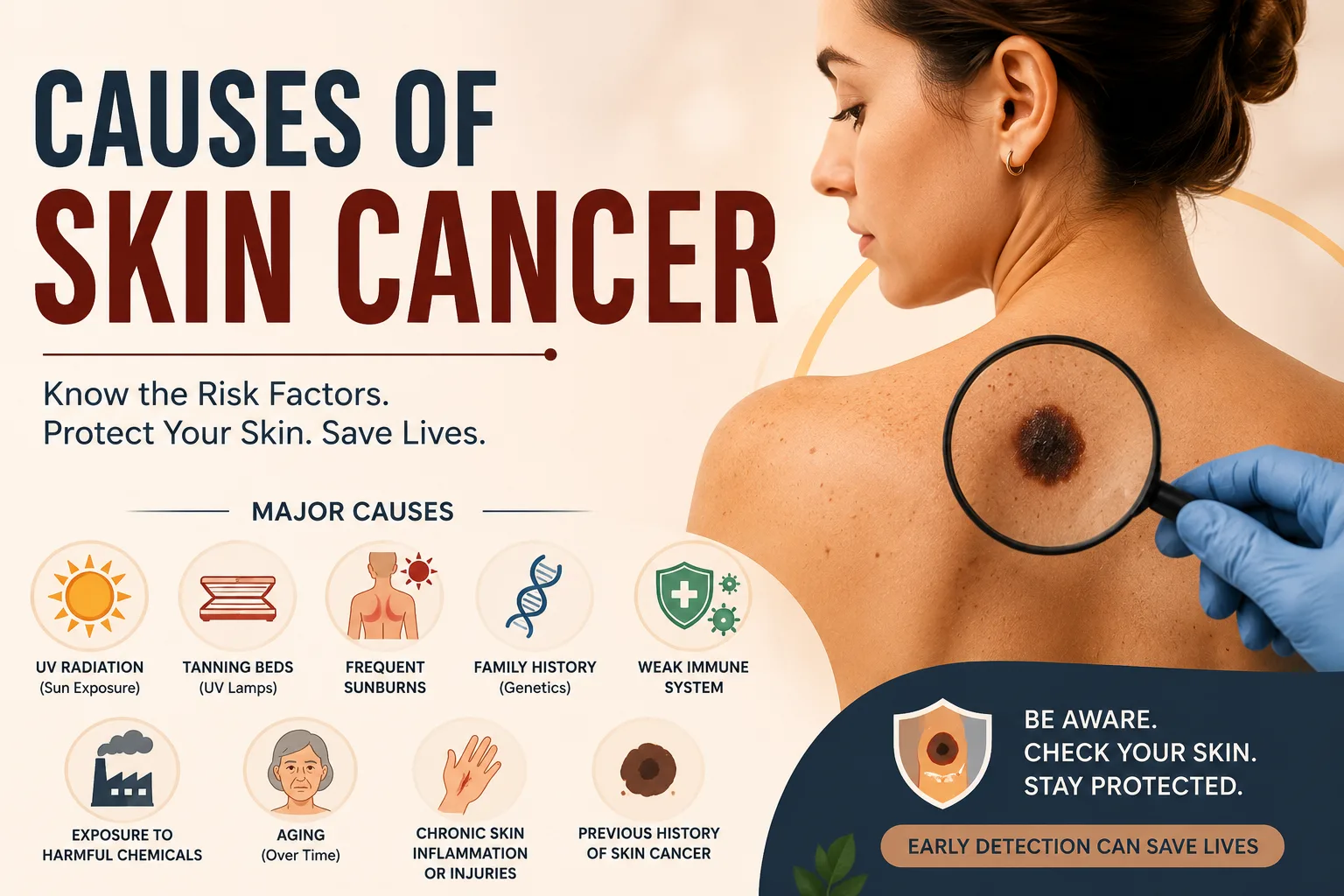Causes of Skin Cancer: Understanding the Major Risk Factors