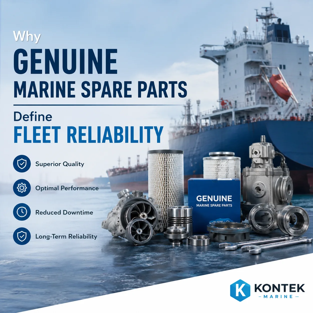 Why Genuine Marine Spare Parts Define Fleet Reliability