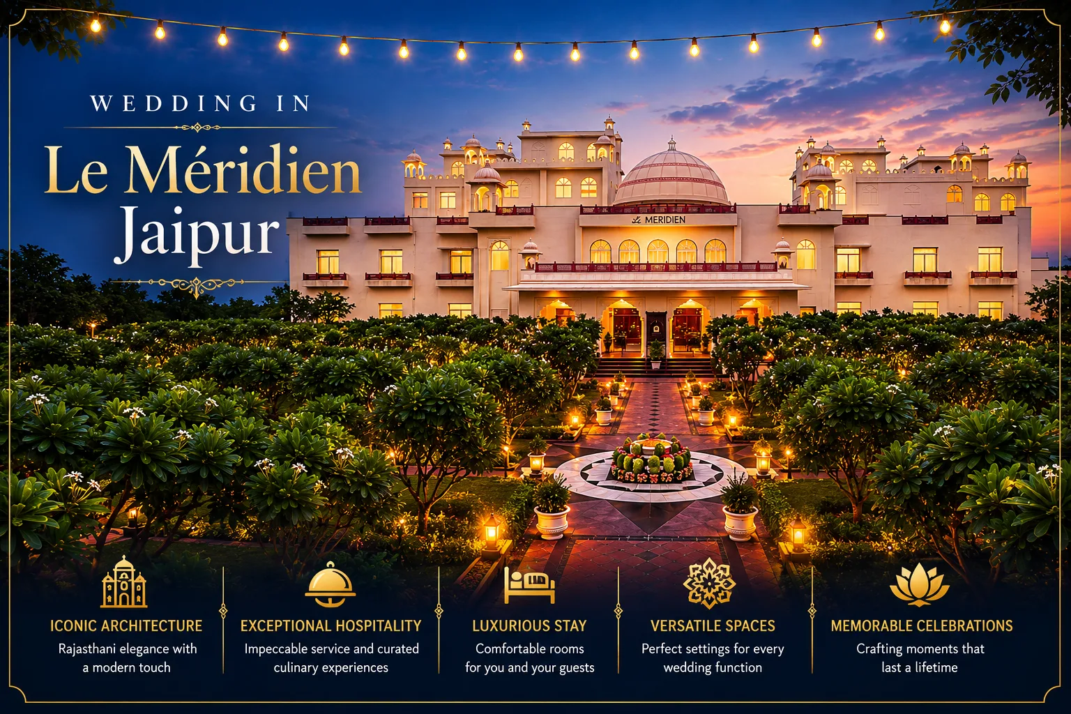 Is Le Meridien Jaipur the Right Venue for Your Destination Wedding? An In-Depth Look at the Experience
