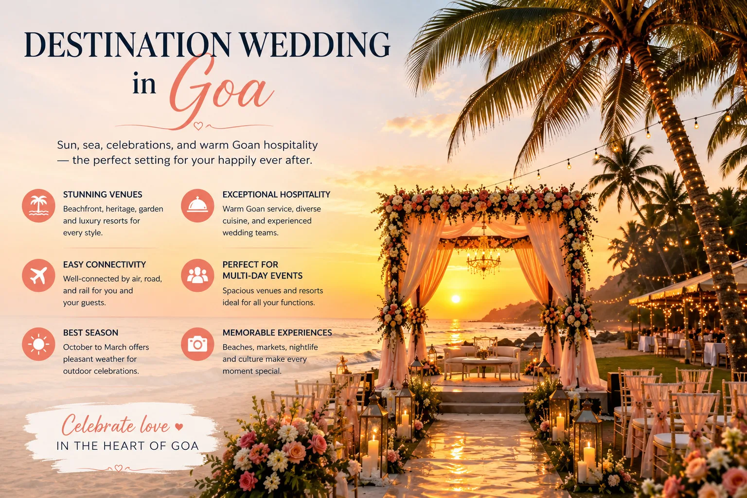 Why Choose Destination Wedding in Goa for an Unforgettable Beach Celebration?