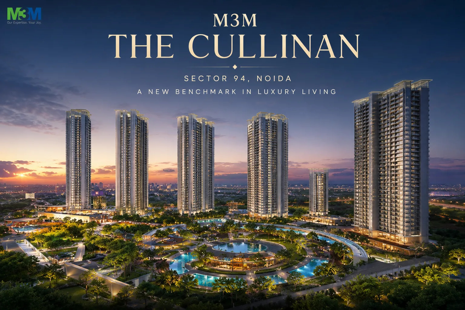 M3M The Cullinan Sector 94 Noida: A New Benchmark for Luxury Living in NCR