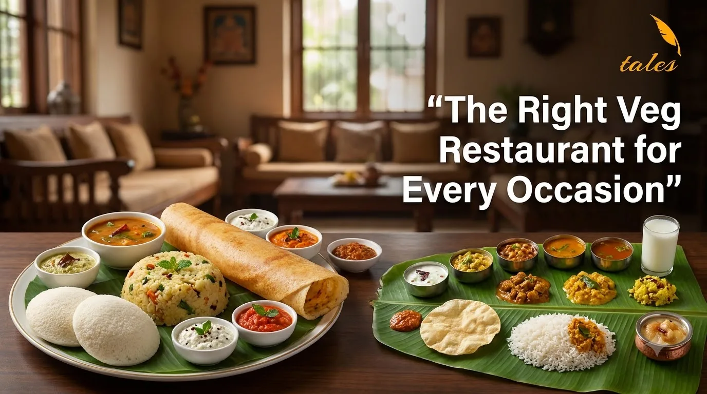 Chennai Best Veg Restaurants for Every Occasion: Breakfast, Family Lunch, or a Quick Meal?