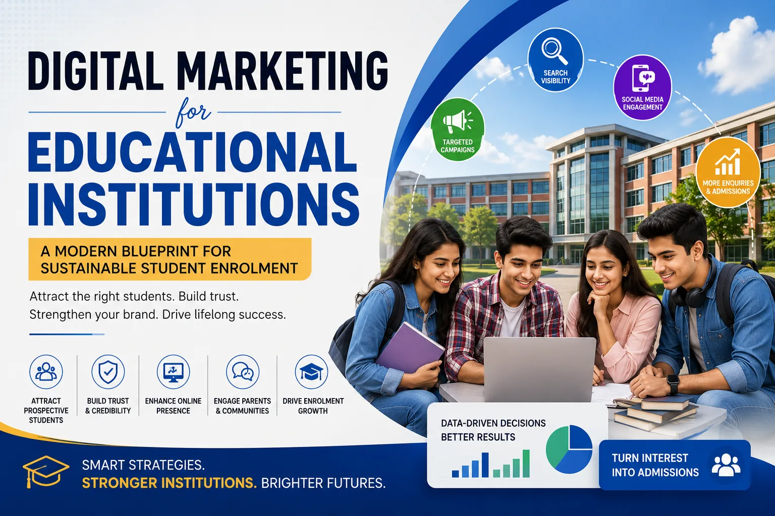 Digital Marketing for Educational Institutions: A Modern Blueprint for Sustainable Student Enrolment