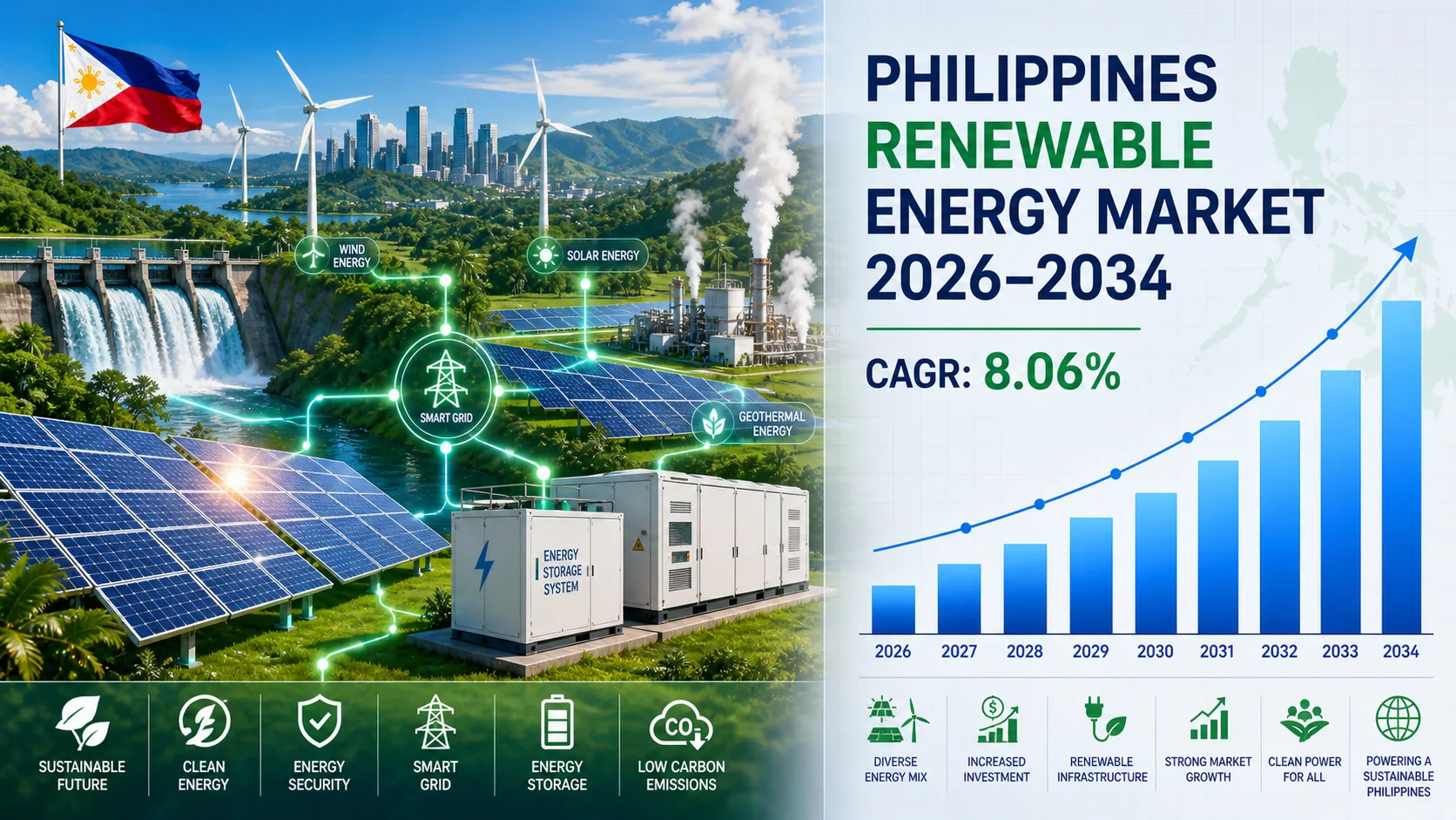 Philippines Renewable Energy Market Growth and Forecast Report 2026-2034