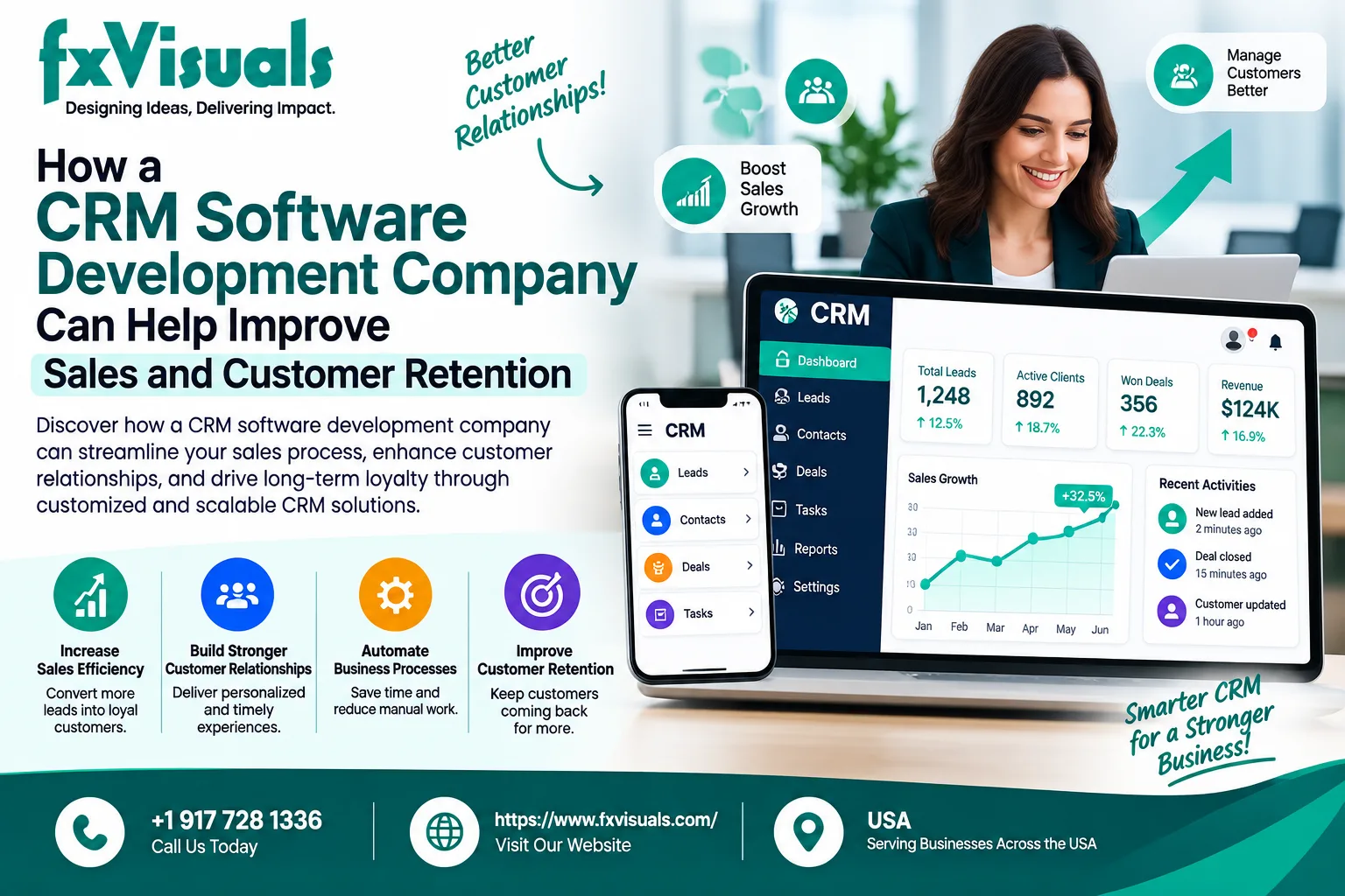 How a CRM Software Development Company Can Help Improve Sales and Customer Retention