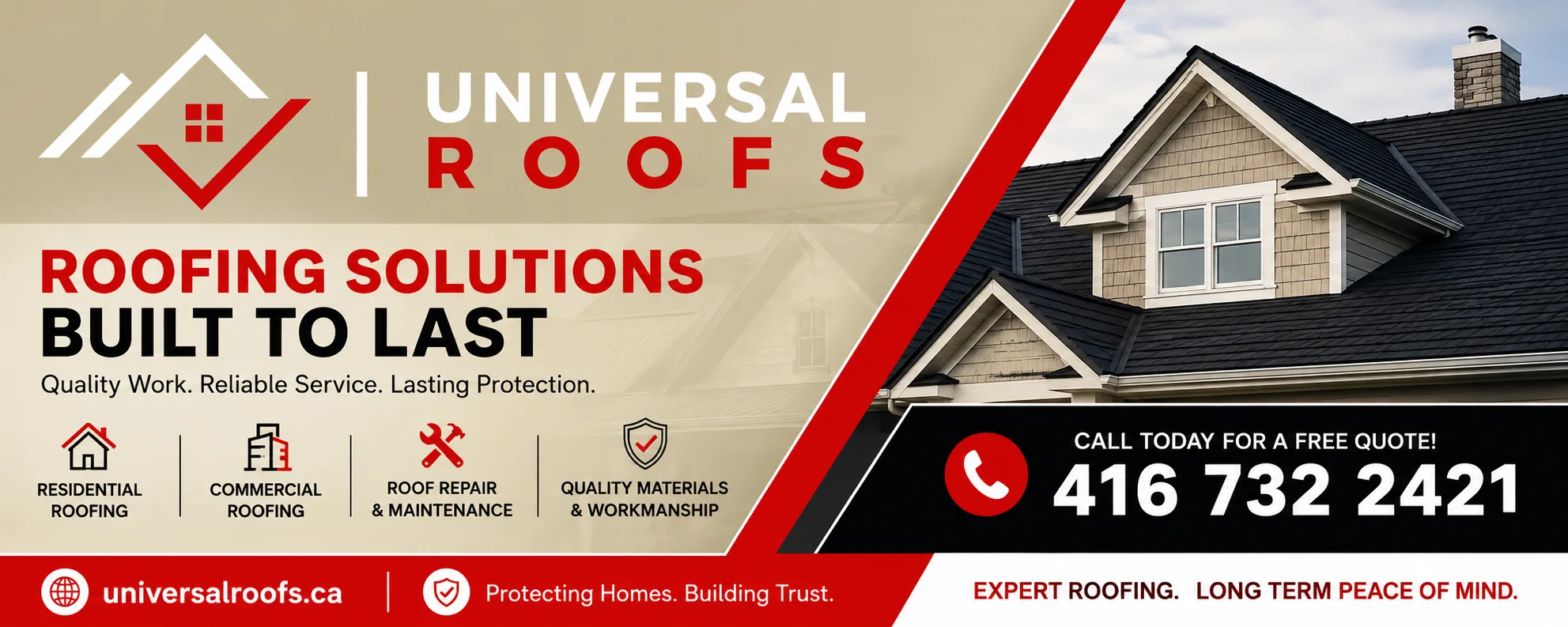 Trusted Roofing Company in Toronto: Universal Roofs Serving the GTA Since 2005