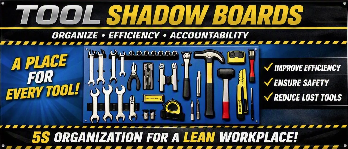 5 Ways Shadow Boards Can Improve Manufacturing Efficiency