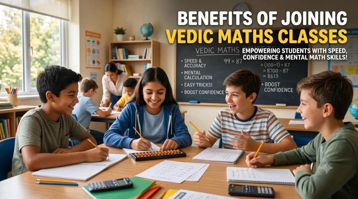10 Benefits of Joining Vedic Maths Classes for School Students
