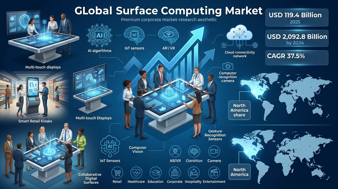 Surface Computing Market Size, Share, Trends & Growth Forecast 2025–2034