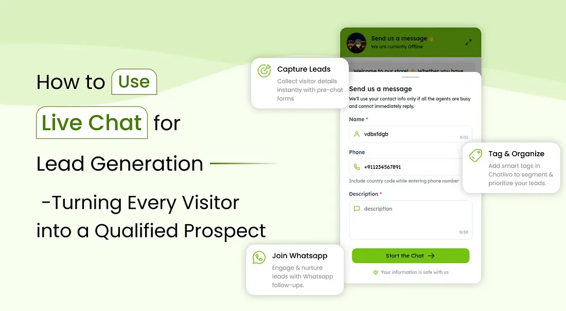 How to Use Live Chat for Lead Generation: Turning Every Visitor Into a Qualified Prospect