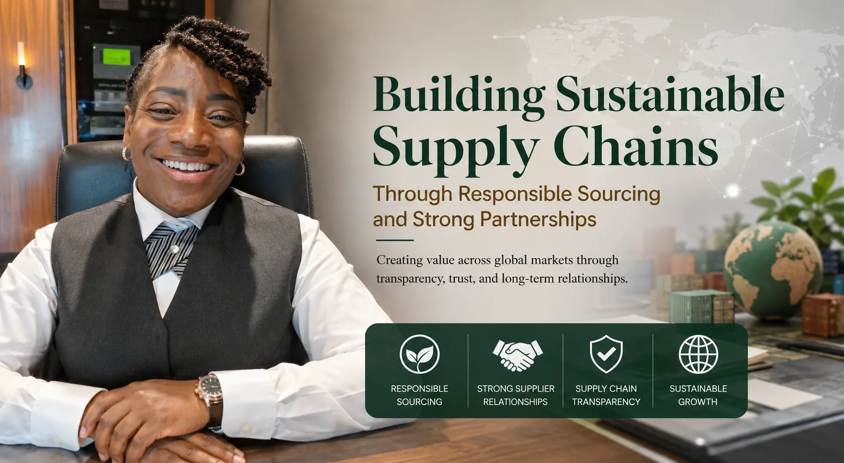 Building Sustainable Supply Chains Through Responsible Sourcing and Strong Partnerships